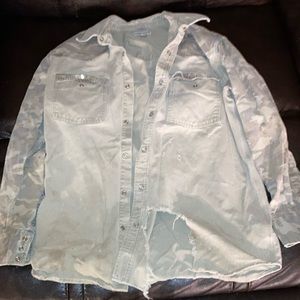 Mens Carhartt button down shirt